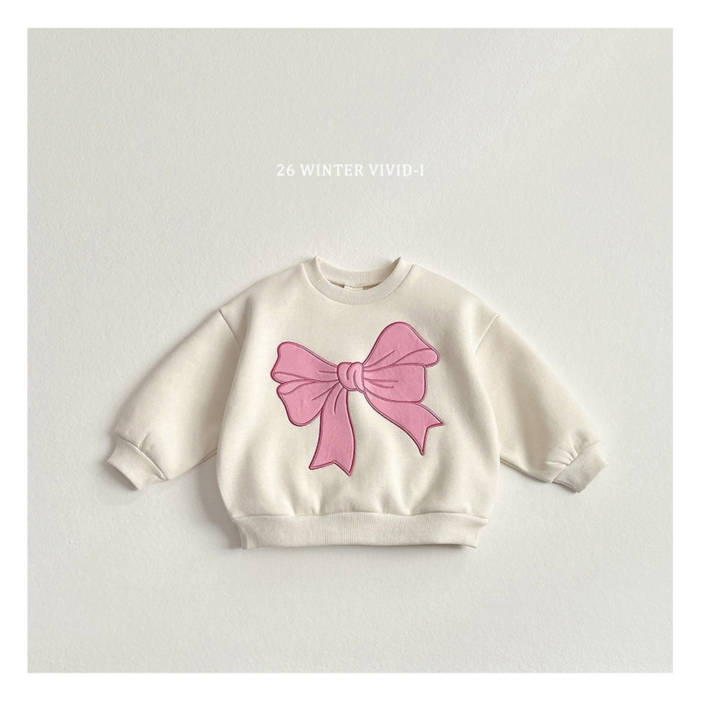 VIVID-I リボン刺繍スウェット