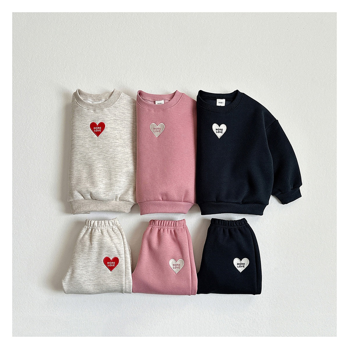 VIVID-I モアラブハート刺繍セットアップ