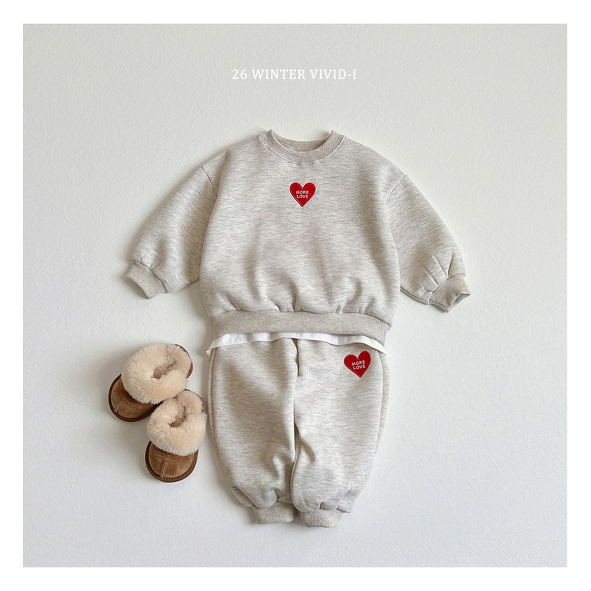 VIVID-I モアラブハート刺繍セットアップ