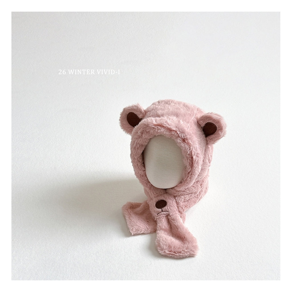 VIVID-I くまちゃん刺繍バラクラバ FREE