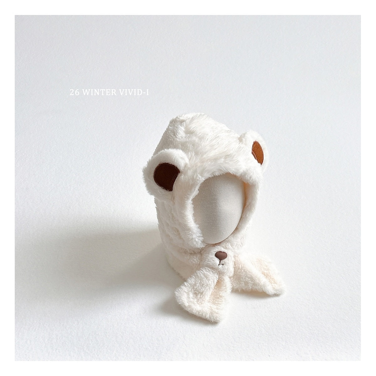 VIVID-I くまちゃん刺繍バラクラバ FREE